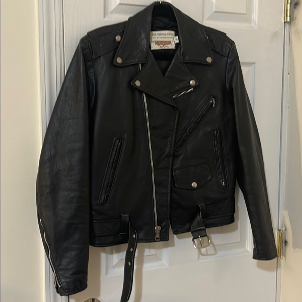 Leather Motorcycle Jacket from 1978 - Vintage